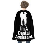 Dental Assistant Halloween Capes Vampire Party Costume | for Women Men Dress Up Cape Cloak Double Sided Unique Pattern
