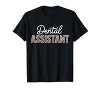 Dental Assistant Leopard Dental Assisting Student T-Shirt