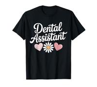 Dental Assisting Student Flowers Dental Assistant T-Shirt