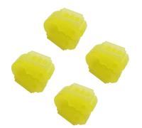 Dental Bite Blocks, mouth prop bite blocks, Autoclave Dental Oral Occlusal Pad, Split Type Intraoral Support Opener.-Yellow