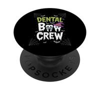 Dental Boo Crew Dental Clinic Team Spooky Tooth Dentist PopSockets Adhesive PopGrip
