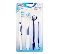 Dental Care Kit | Tooth Pick Brush Cleaner Plaque Mirror Teeth Stain Remover
