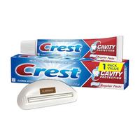 Dental Care Set - Contains Crest Cavity Protection Toothpste, Regular, 8.2 oz with a Luxpaks Toothpaste Squeezer