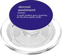 Dental Care Tooth Wisdom Guru Floss-ophies Dentist PopSockets PopGrip for MagSafe