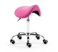 Dental chair with hydraulic height adjustment - Comfortable saddle design on casters for clinics, spas and massage studios, adjustable height from 48 cm to 58 cm