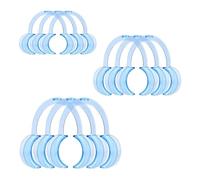 Dental Cheek Retractor, 12 Pack C-Shape Autoclavable Mouth Opener for Teeth Whitening, 3 Sizes Clear Lip Cheek Retractor for Dentist, Oral Care, Party, Mouthguard, Speak Out, Challenge Game