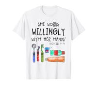 Dental Christian Proverbs 31:13 for Orthodontist T-Shirt