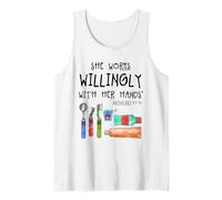 Dental Christian Proverbs 31:13 for Orthodontist Tank Top
