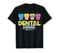 Dental Crew Colorful Dentist Easter Day Tooth Care T-Shirt