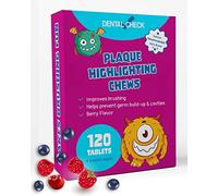 Plaque Disclosing Tablets, Dental Disclosing Tablets, A Teeth Coloring Tablets Plaque Finder Solution to Effectively Remove Plaque and Tartar Buildup, Improves Oral Care (4 Month Supply - 120 Pack)