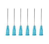 Dental Endo Irrigation Needle Tip 23G/27G/30G 25Pcs Blunt Tip Needles End-Closed Side Hole (Light Blue)