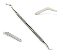 Dental Flat Plastic Shaping Composite Filling Spatula Dentist Instrument Dentistry Tool Spatula 2mm Double End - Stainless Steel (Single)
