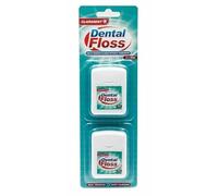 Dental Floss 2 × 50 m | Waxed Mint-Flavour Dental Floss, Easy-Glide Oral Care (2)