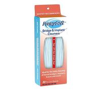 Dental Floss for Bridges and Implants, 12 Packs - Implant Floss Threaders for Bridges with Extra-Thick Proxy Brush for Optimal Oral Hygiene - Bridge and Implant Cleaners by ProxySoft