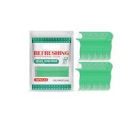 Dental Floss Picks, Disposable Flossers for Home & Travel, Effective Teeth Cleaning, Soft & Smooth(2PC)