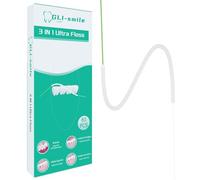 Dental Floss Super Floss Ultimate Floss, for Braces, Orthodontics, Pre-Cut Strands, 80 Count (1)