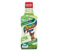 DENTAL FRESH Water Additive for Cats, Original Formula, 8 oz - Bad Breath Treatment for Cats - Add to Water Bowl to Whiten Teeth and Eliminate Bad Breath - Cat Teeth Cleaning to Improve Oral Health