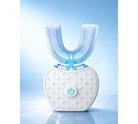 Dental Glow One LED Teeth Whitening, Just 30 Seconds a Day, Gentle on Gums, Tough on Stains 360° Full-Mouth Clean, 48000 Vibrations per Minute, Easy Daily Teeth Care For Brighter Looking Smile (White)