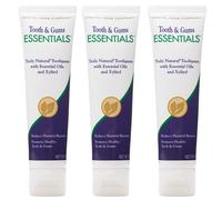 Dental Herb Company Essentials Toothpaste (4 oz.) Fluoride-Free & Antimicrobial for Whole Mouth Protection (3 Pack)
