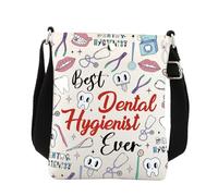 Dental Hygienist Crossbody Bag Best Dental Hygienist Ever Dentist Thank You Appreciation Gifts Dental Assistant Messenger Bag