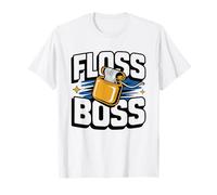 Dental Hygienist Floss Boss Bold Minimalist Graphic Rdh T-Shirt