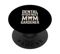 Dental Hygienist Mom Gardener Funny Tooth Plant PopSockets Adhesive PopGrip