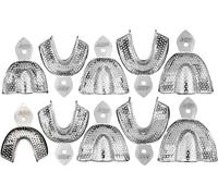 Dental Impression Trays 10 Extra Small, Small, Medium, Large and Extra Large Pairs Stainless Steel by Wise Linkers USA