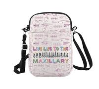 Dental Inspired Makeup Bag Live Life to The Maxillary Dentist Gift Dental Hygienist Gift (Maxillary CR EU)
