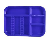 Dental Instrument Divided Tray, Autoclavable Divided Setup Tray, Divided Separate B-Lok Divided Tray, Size B (Ritter) - Plastic, 13-3/8" x 9-5/8" x 7/8" (1, Very Peri)