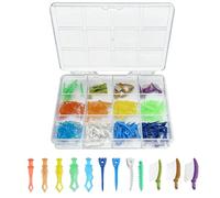 Dental Interdental Wedges Kit Adaptive Teeth Gap Wedge Tulwar/Diamond/Wedges Knife for Dental Tooth Restoration Material (Wedges MIix Kit)