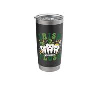 Dental Irish You Would Floss Dentist St Patricks Day Teeth Stainless Steel Insulated Tumbler