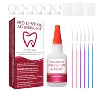 Dental Lab Instant Bonding Dental Glue for Dentures & Lab Tools - Fast-Setting in 15-60 Sec | Crack Repair & Gap Filling | Long-Lasting Hold (Days to Weeks) - 1oz