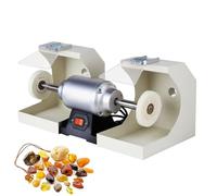 Dental Lab Polishing Machine, 550W High Power Dual Head Bench Grinder, 3000Rpm for Jewelry and Dentistry Equipment Polishing