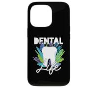 Dental Life Flowers Dentist Aid Dentist Case for iPhone 13 Pro