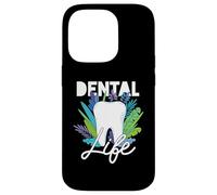 Dental Life Flowers Dentist Aid Dentist Case for iPhone 14 Pro