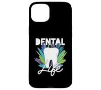 Dental Life Flowers Dentist Aid Dentist Case for iPhone 15 Plus
