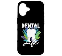 Dental Life Flowers Dentist Aid Dentist Case for iPhone 16