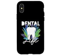 Dental Life Flowers Dentist Aid Dentist Case for iPhone X/XS