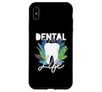 Dental Life Flowers Dentist Aid Dentist Case for iPhone XS Max