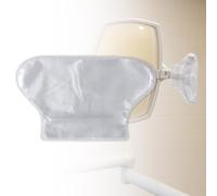 Dental Light Handle Clear Cover Sleeve, 500 Pcs U-Shaped Clear Plastic Protectors Fits Most T-Light Handles, Disposable Barrier for Dental Clinic, U-Shaped, 3-2/5"x 6"