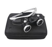 Dental Loupe, Dental Loupes, Binocular Loupe, Portable Magnifier - 2.5x - Working Distance: 440-540mm/3.5x - Working Distance: 320-420mm 3.5-Silver