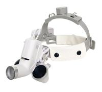Dental Loupes with LED Headlight, Binocular Magnifier, 2.5X/3.5X Magnification, Rechargeable for Surgical Lab Equipment