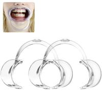 Dental Mouth Opener 2Pack, Teeth Whitening C-Shape Mouth Opener Tools for Dentistry, Open Mouth Game Dentistry- Dentist Tools for Adults and Kids