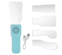 Dental Occlusal Photographic Mouth Mirror with Electric Automatic Defogging Imaging Mirror, Detnal Intraoral Photo Reflector Imaging Mirror with LED Intra Oral Photo System (Blue)