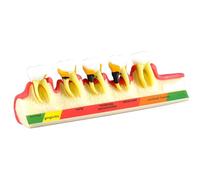 Dental Patient Education Model, Periodontal Disease Stages Demonstration, Resin Tooth Model, Gingivitis to Severe Periodontitis, 6.1 in x 1.2 in x 2.0 in (15.5 cm x 3 cm x 5 cm)
