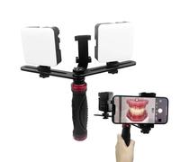 Dental Photography Aid, Dental Mobile Phone Camera Fill Light with 360° Angle Adjustable, LED Video Light Studio Lighting Kit, Adjustable Brightness Professional Dental Mobile Fill Light