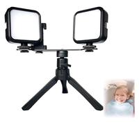Dental Photography Mobile Fill Light, 48-100mm Extendable Phone Holder, 3000K-7000K & 3 Independently Adjustable Group Lights for Clear Images