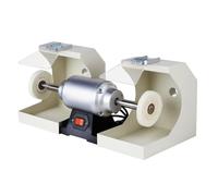 Dental Polishing Lathe Machine, Dual Head Bench Buffing Grinder for Dentistry Lab and Jewelry Polishing, 3000Rpm High Efficiency