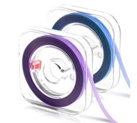 Dental Polishing Strip, 2 PCS Teeth Sanding Grinding Tool, 40 / 50um Rolls Dental Teeth Abrasive Strip, Thickness File/Resin, for Finishing Professional & Home Use (Blue/Purple)