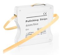 Dental Polishing Strip | 6m/Rolls Tooth Sandpaper Dental Finishing Strips | Teeth Abrasive & Finishing Strips | Oral Care Essentials (Yellow,4mm)